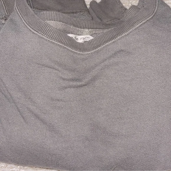 NEW Free People x We The Free Camden Sweatshirt in Phantom Heather - Picture 5 of 8